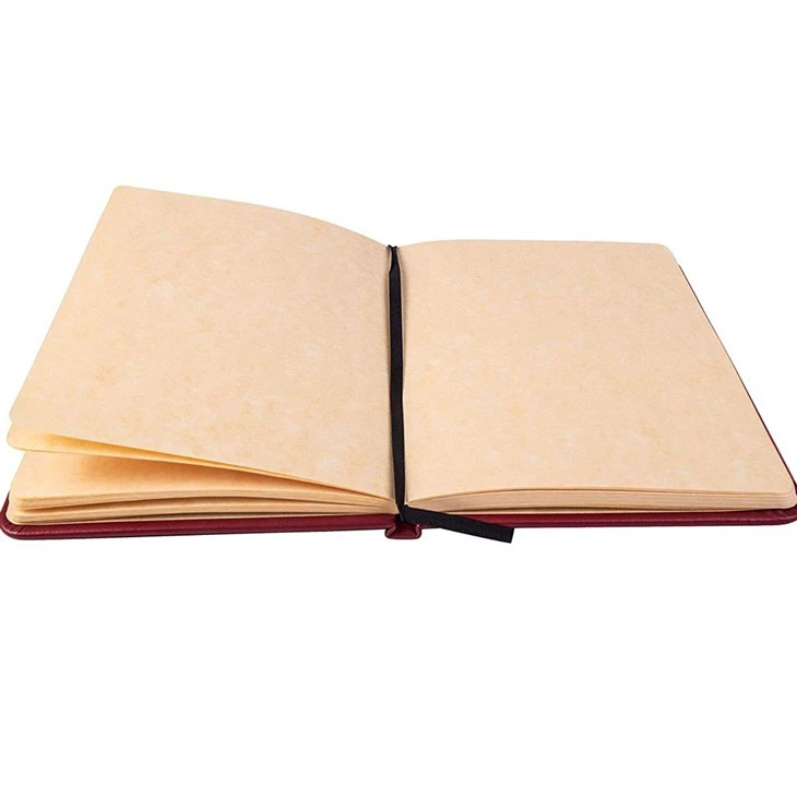 cream paper notebook