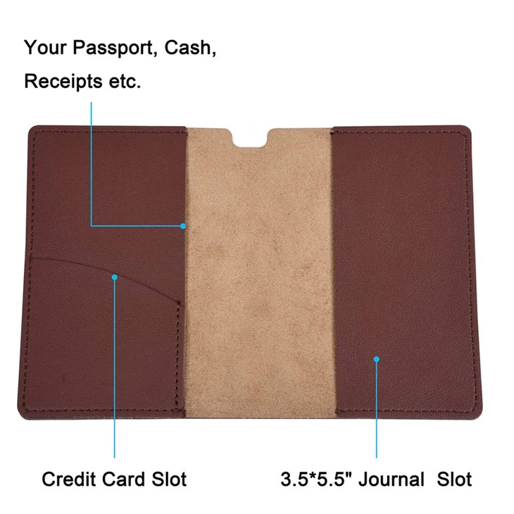 Brown Passport holder Cover Brown Passport holder Cover